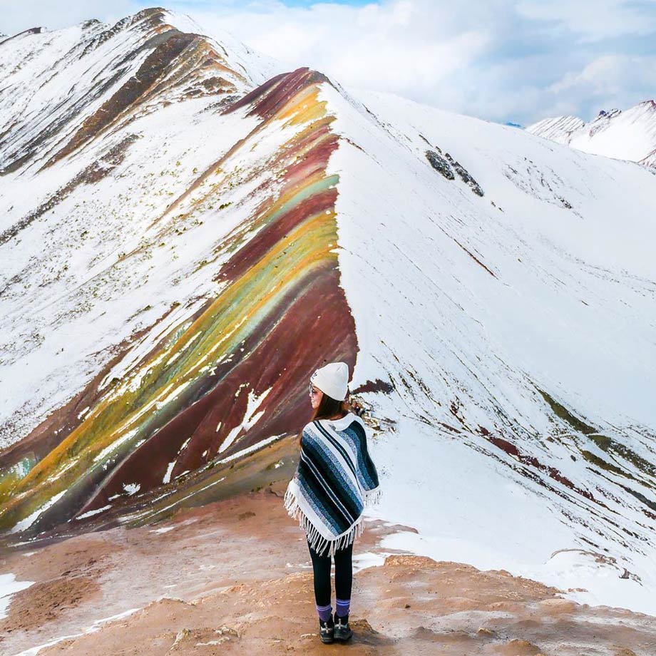 Montaña de colores en Peru