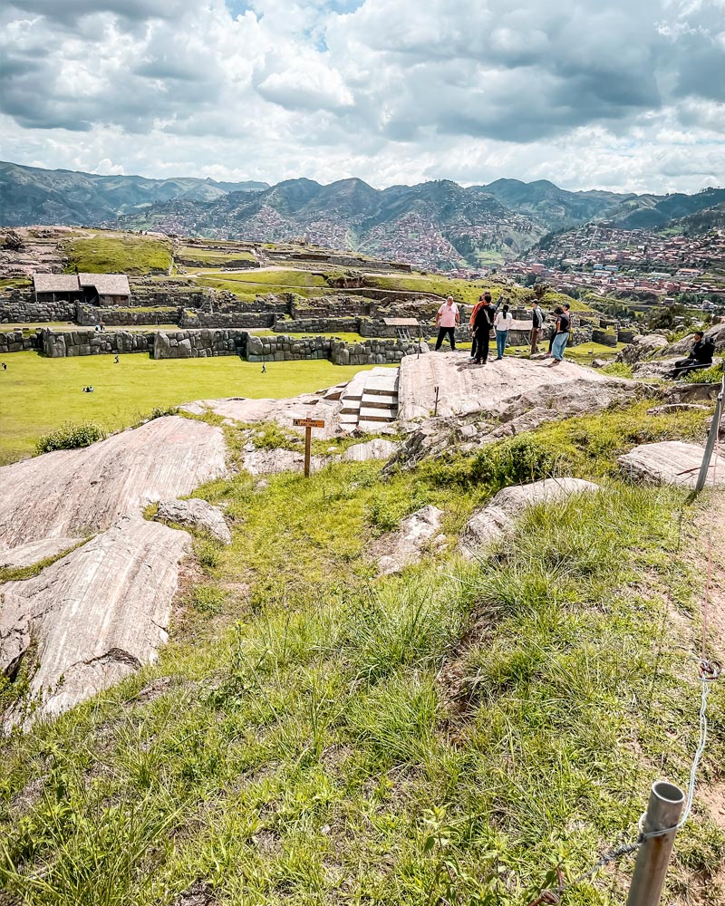 El Trono del Inca en Sacsayhuamán