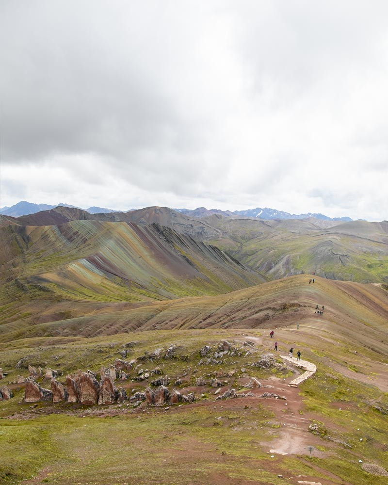 Foto panorámica de Palccoyo: La montaña de Colores