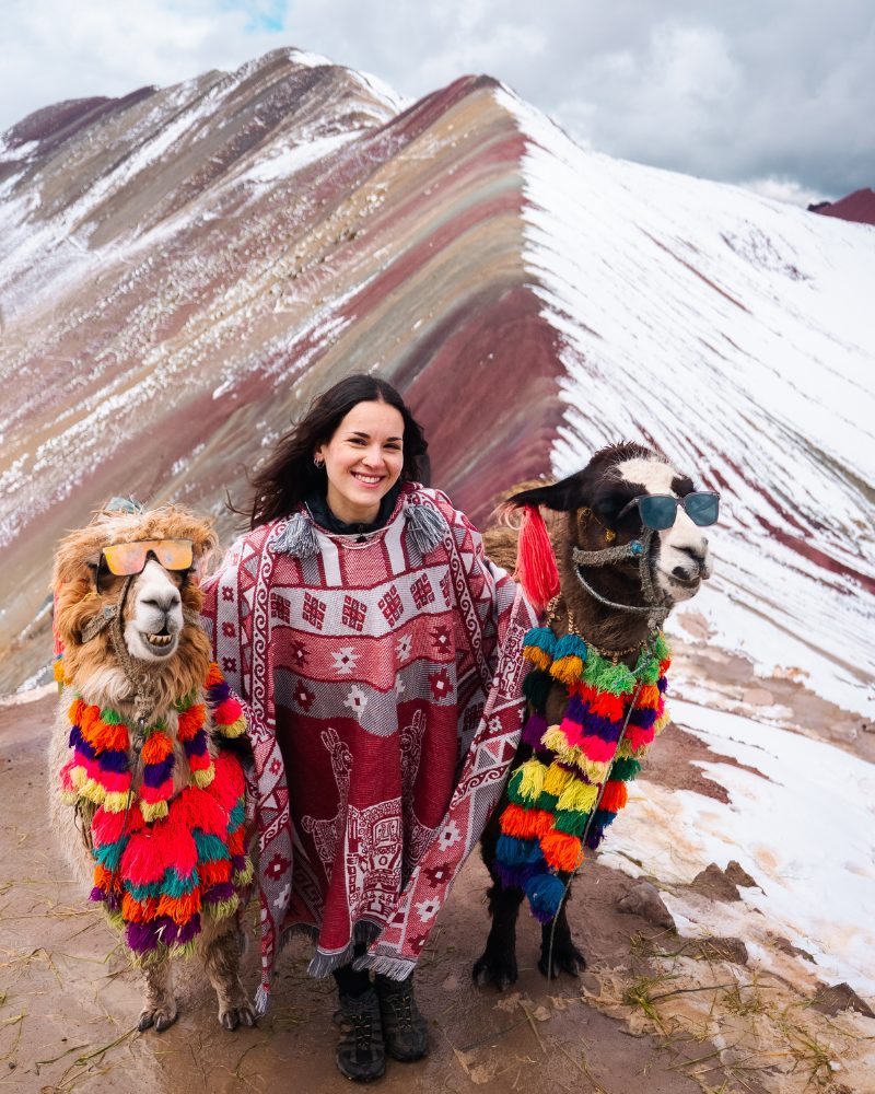 La montana de colores vinicunca en septiembre