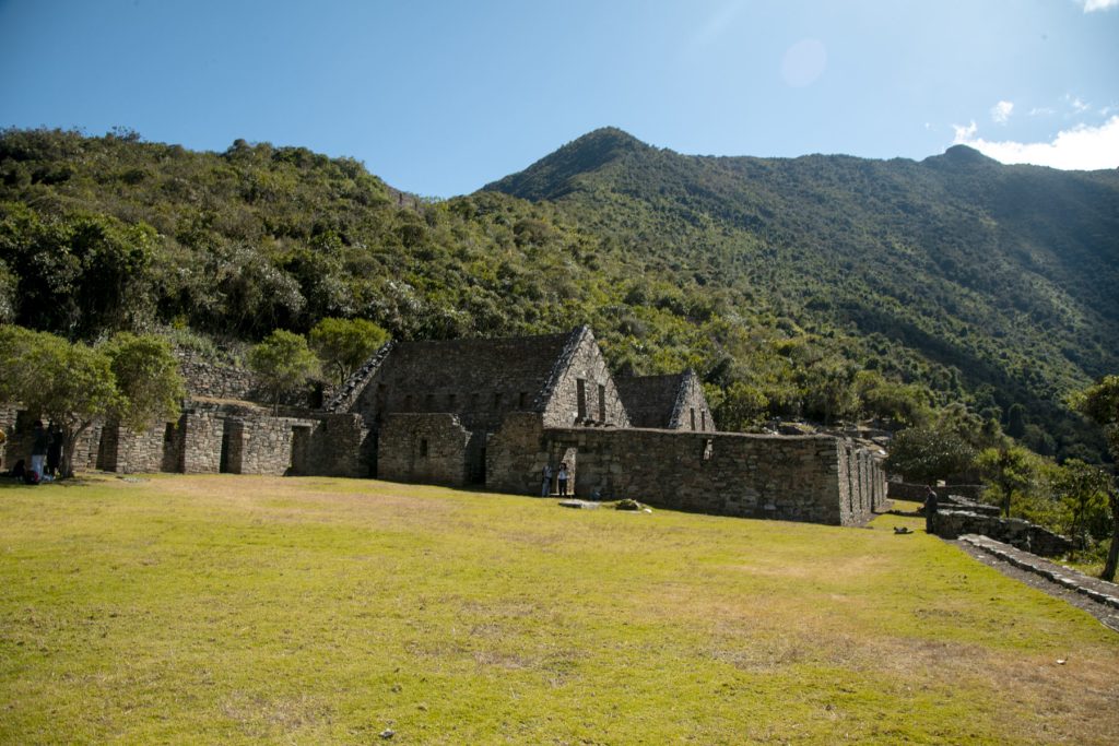 La plaza principal de Choquequirao