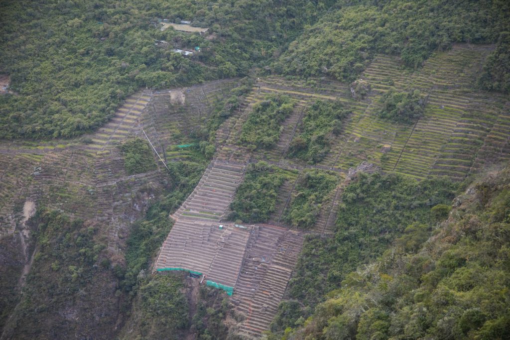 Las terrazas Paraqtepata de Choquequirao