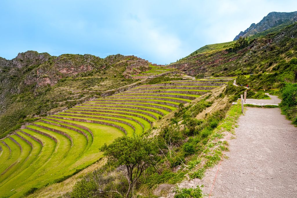 Las terrazas del sítio arqueológico de Pisac