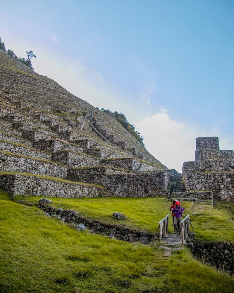 El centro arqueológico de Intipata en el Camino Inca