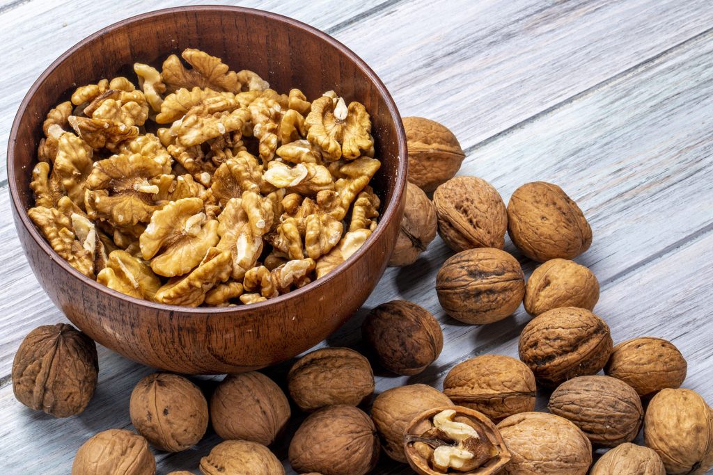 Nueces, frutos secos para la excursión