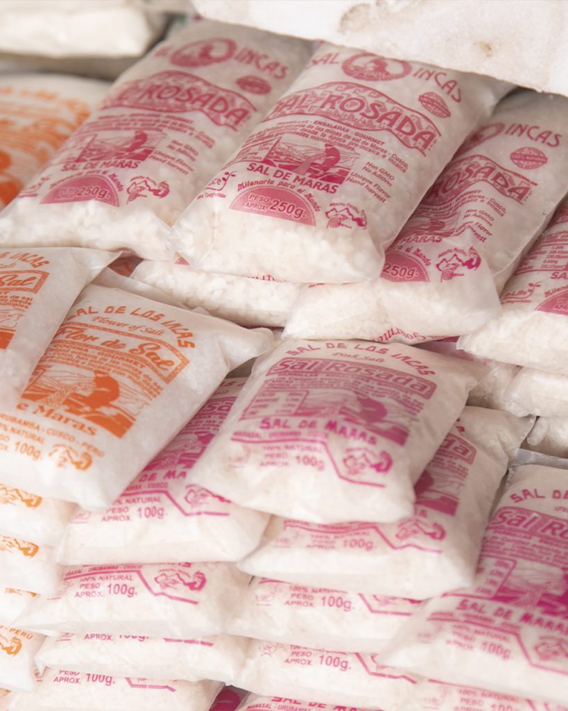 Sal de Maras empaquetada