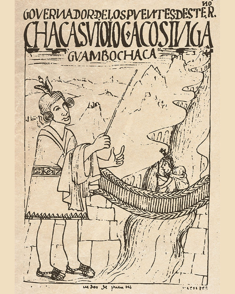Libro de Guamán Poma de Ayala sobre el incanato y el Camino Inca