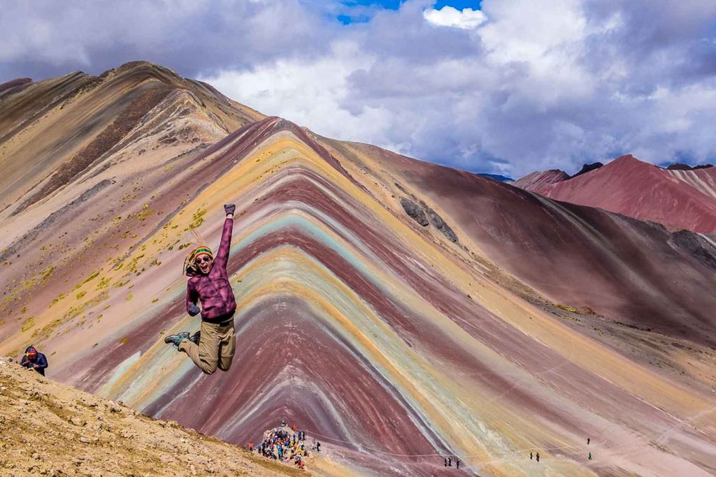 Montaña de colores, Vinincunca. en Cusco, Perú 