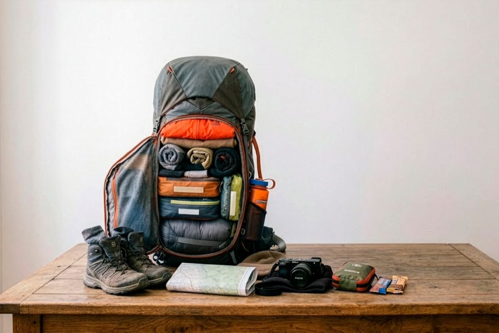 Empacar tu mochila de forma eficiente