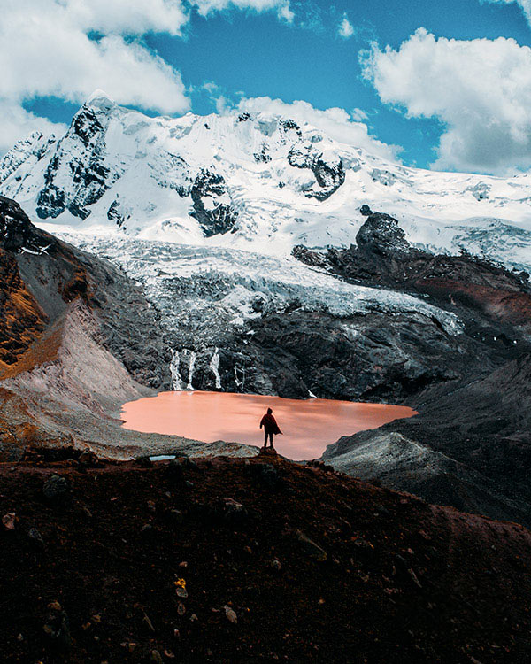 Paisajes de la ruta de senderismo de Ausangate