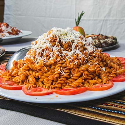 Comidas durante la caminata