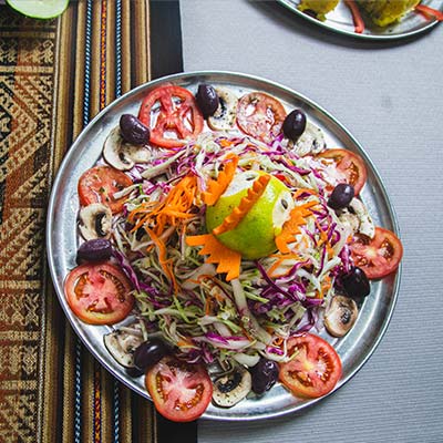 Comidas durante la caminata