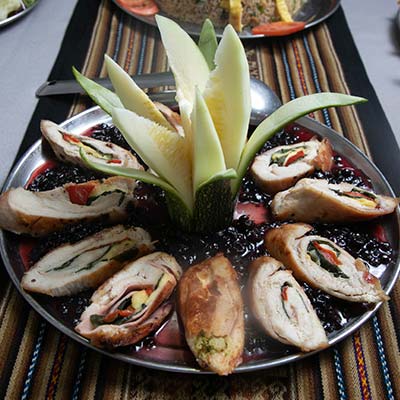 Comidas durante la caminata