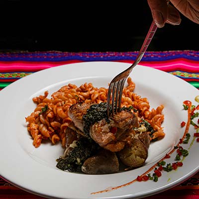 Comidas durante la caminata