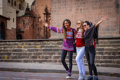 Plaza de armas de la ciudad imperial del Cusco