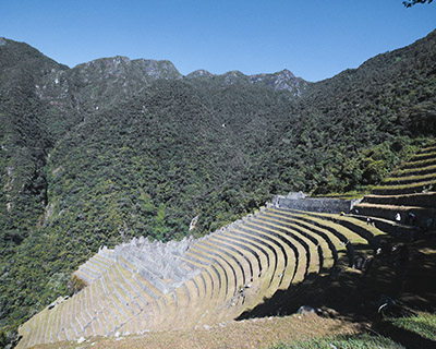 Construccion inca de Wiñay Wayna