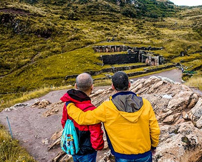 Sitio arqueológico inca de Tambomachay cerca de Cusco