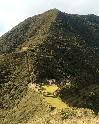 La famosa ciudadela perdida de Choquequirao